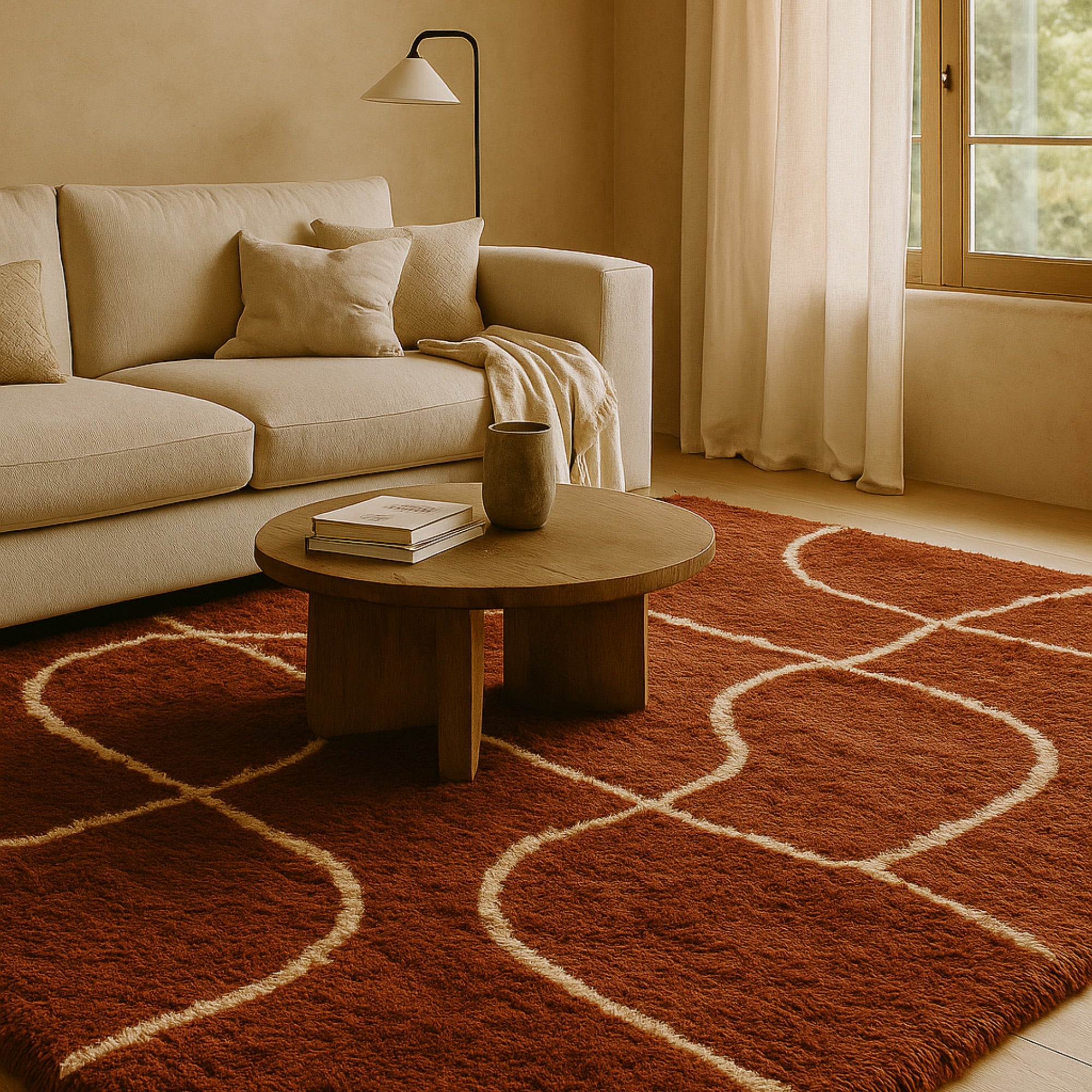 Red Moroccan Rug