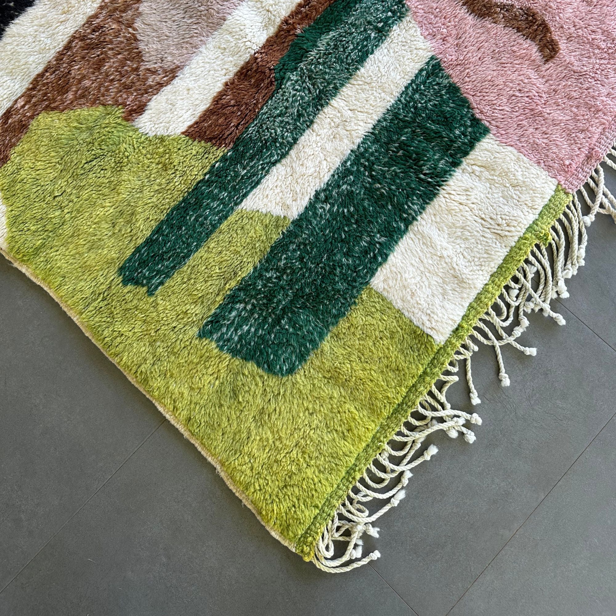 Berber Harmony Handmade Wool Rug In Stock