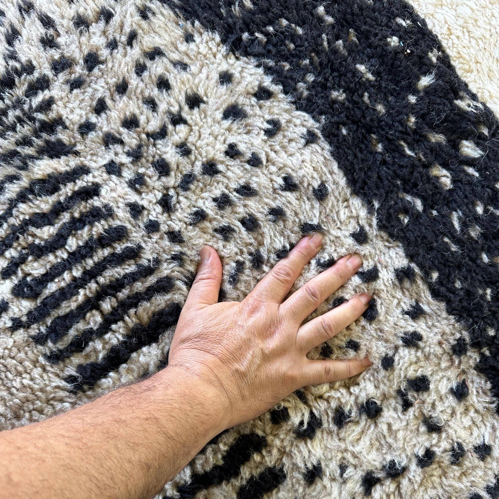 Berber Harmony Handmade Wool Rug In Stock